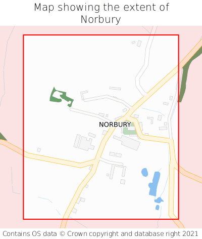 Map showing extent of Norbury as bounding box