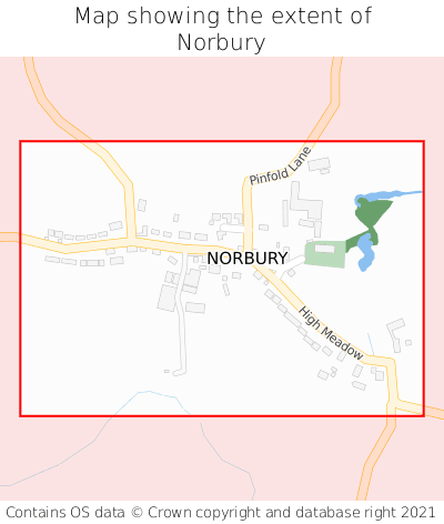 Map showing extent of Norbury as bounding box