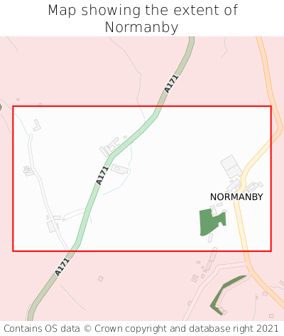 Map showing extent of Normanby as bounding box