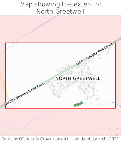 Map showing extent of North Greetwell as bounding box