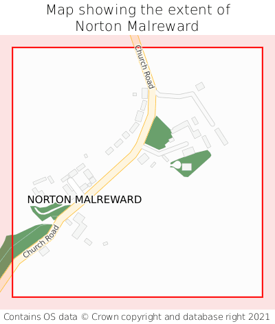 Map showing extent of Norton Malreward as bounding box