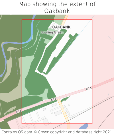 Map showing extent of Oakbank as bounding box