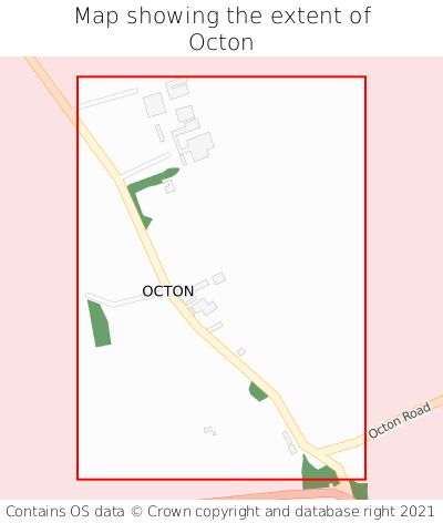 Map showing extent of Octon as bounding box