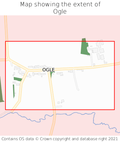 Map showing extent of Ogle as bounding box