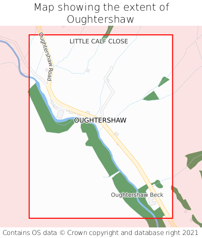 Map showing extent of Oughtershaw as bounding box