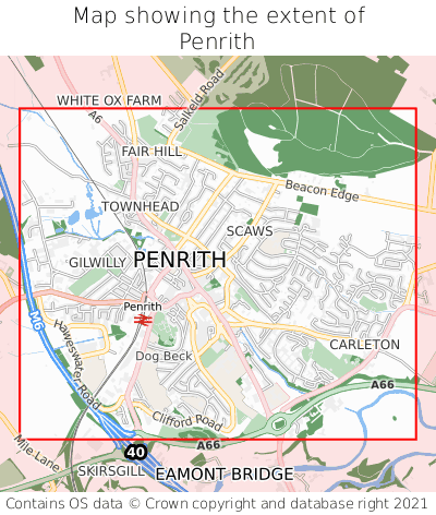 Map Of Penrith And Surrounding Areas Where Is Penrith? Penrith On A Map