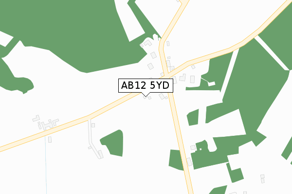 AB12 5YD map - large scale - OS Open Zoomstack (Ordnance Survey) AB12 5YD map - large scale - OS Open Zoomstack (Ordnance Survey)