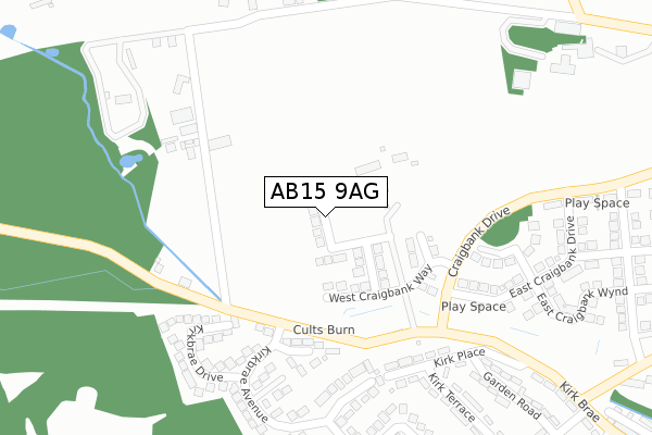 AB15 9AG map - large scale - OS Open Zoomstack (Ordnance Survey) AB15 9AG map - large scale - OS Open Zoomstack (Ordnance Survey)