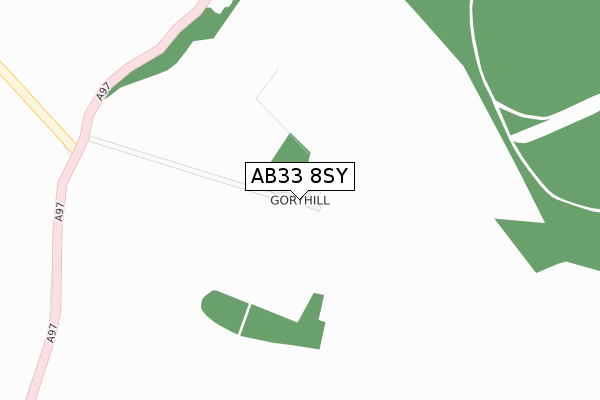 AB33 8SY map - large scale - OS Open Zoomstack (Ordnance Survey) AB33 8SY map - large scale - OS Open Zoomstack (Ordnance Survey)