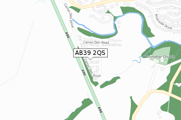 AB39 2QS map - large scale - OS Open Zoomstack (Ordnance Survey) AB39 2QS map - large scale - OS Open Zoomstack (Ordnance Survey)