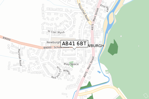 AB41 6BT map - large scale - OS Open Zoomstack (Ordnance Survey) AB41 6BT map - large scale - OS Open Zoomstack (Ordnance Survey)