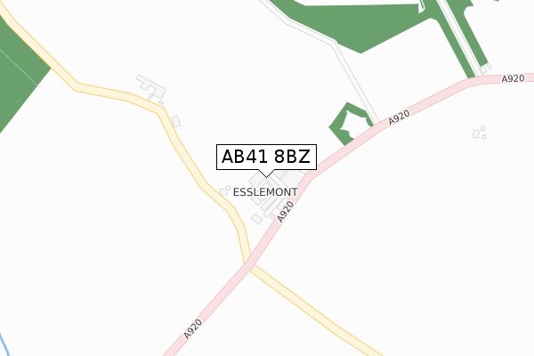 AB41 8BZ map - large scale - OS Open Zoomstack (Ordnance Survey) AB41 8BZ map - large scale - OS Open Zoomstack (Ordnance Survey)