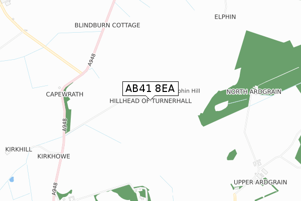 AB41 8EA map - small scale - OS Open Zoomstack (Ordnance Survey) AB41 8EA map - small scale - OS Open Zoomstack (Ordnance Survey)