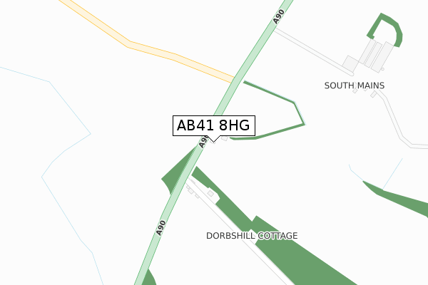 AB41 8HG map - large scale - OS Open Zoomstack (Ordnance Survey) AB41 8HG map - large scale - OS Open Zoomstack (Ordnance Survey)