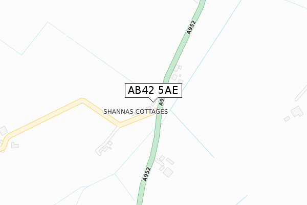 AB42 5AE map - large scale - OS Open Zoomstack (Ordnance Survey) AB42 5AE map - large scale - OS Open Zoomstack (Ordnance Survey)