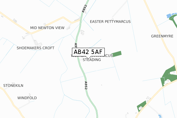 AB42 5AF map - small scale - OS Open Zoomstack (Ordnance Survey) AB42 5AF map - small scale - OS Open Zoomstack (Ordnance Survey)