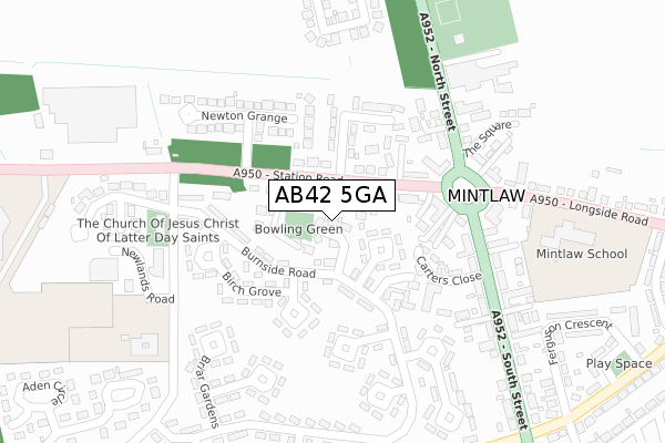 AB42 5GA map - large scale - OS Open Zoomstack (Ordnance Survey) AB42 5GA map - large scale - OS Open Zoomstack (Ordnance Survey)