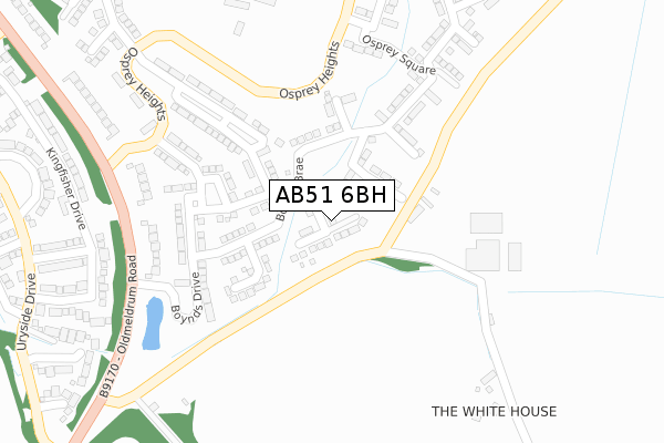 AB51 6BH map - large scale - OS Open Zoomstack (Ordnance Survey) AB51 6BH map - large scale - OS Open Zoomstack (Ordnance Survey)