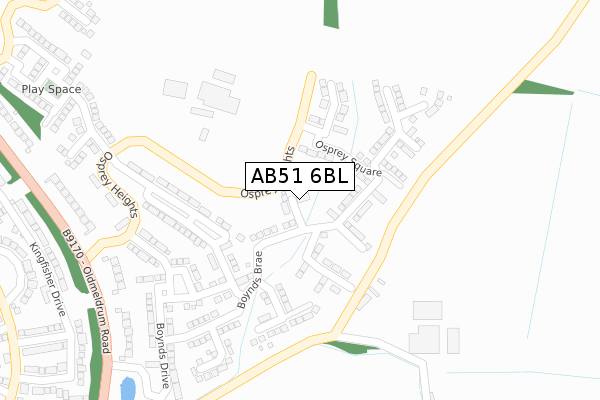 AB51 6BL map - large scale - OS Open Zoomstack (Ordnance Survey) AB51 6BL map - large scale - OS Open Zoomstack (Ordnance Survey)