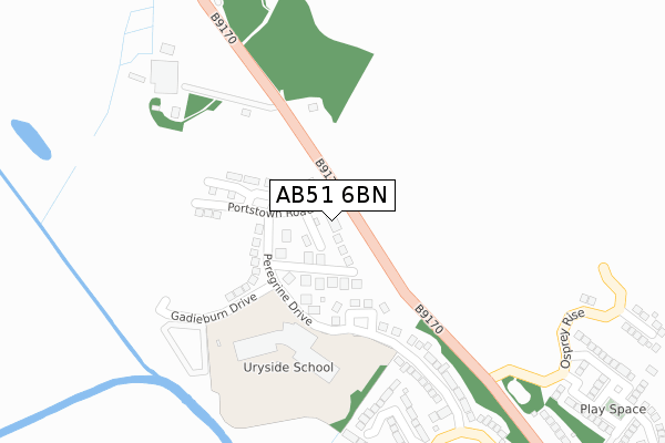 AB51 6BN map - large scale - OS Open Zoomstack (Ordnance Survey) AB51 6BN map - large scale - OS Open Zoomstack (Ordnance Survey)