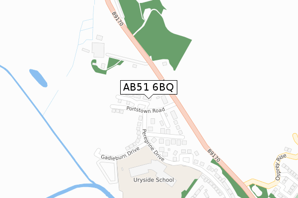AB51 6BQ map - large scale - OS Open Zoomstack (Ordnance Survey) AB51 6BQ map - large scale - OS Open Zoomstack (Ordnance Survey)