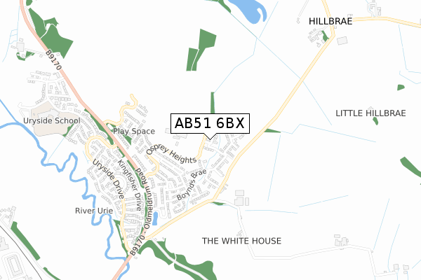 AB51 6BX map - small scale - OS Open Zoomstack (Ordnance Survey) AB51 6BX map - small scale - OS Open Zoomstack (Ordnance Survey)