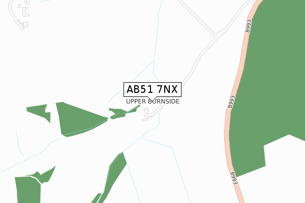 AB51 7NX map - large scale - OS Open Zoomstack (Ordnance Survey) AB51 7NX map - large scale - OS Open Zoomstack (Ordnance Survey)