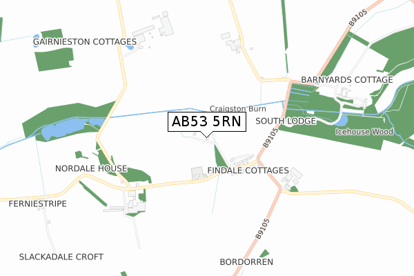 AB53 5RN map - small scale - OS Open Zoomstack (Ordnance Survey) AB53 5RN map - small scale - OS Open Zoomstack (Ordnance Survey)