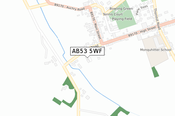 AB53 5WF map - large scale - OS Open Zoomstack (Ordnance Survey) AB53 5WF map - large scale - OS Open Zoomstack (Ordnance Survey)