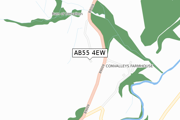 AB55 4EW map - large scale - OS Open Zoomstack (Ordnance Survey) AB55 4EW map - large scale - OS Open Zoomstack (Ordnance Survey)