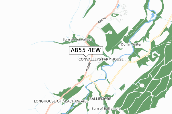 AB55 4EW map - small scale - OS Open Zoomstack (Ordnance Survey) AB55 4EW map - small scale - OS Open Zoomstack (Ordnance Survey)