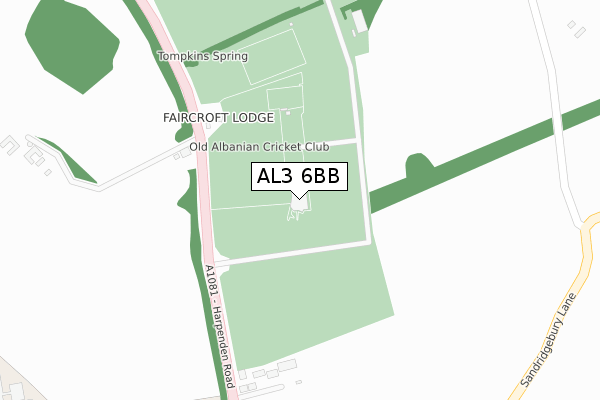 AL3 6BB map - large scale - OS Open Zoomstack (Ordnance Survey) AL3 6BB map - large scale - OS Open Zoomstack (Ordnance Survey)