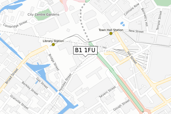 B1 1FU map - large scale - OS Open Zoomstack (Ordnance Survey) B1 1FU map - large scale - OS Open Zoomstack (Ordnance Survey)