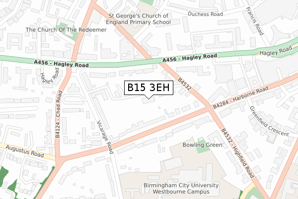 B15 3EH map - large scale - OS Open Zoomstack (Ordnance Survey) B15 3EH map - large scale - OS Open Zoomstack (Ordnance Survey)