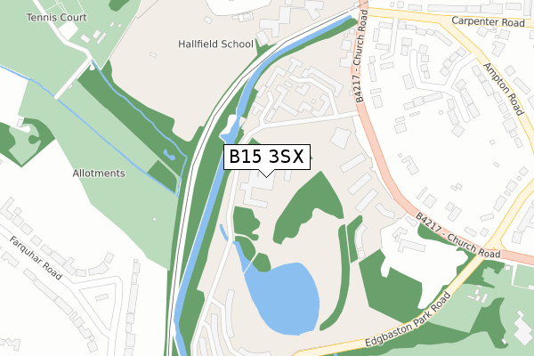 B15 3SX map - large scale - OS Open Zoomstack (Ordnance Survey) B15 3SX map - large scale - OS Open Zoomstack (Ordnance Survey)