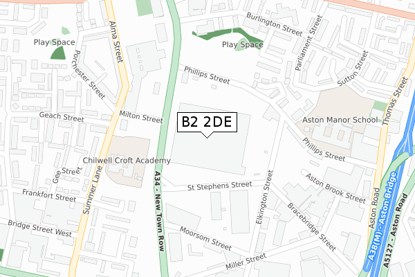 B2 2DE map - large scale - OS Open Zoomstack (Ordnance Survey) B2 2DE map - large scale - OS Open Zoomstack (Ordnance Survey)