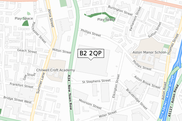 B2 2QP map - large scale - OS Open Zoomstack (Ordnance Survey) B2 2QP map - large scale - OS Open Zoomstack (Ordnance Survey)