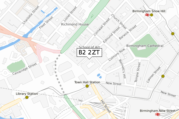 B2 2ZT map - large scale - OS Open Zoomstack (Ordnance Survey) B2 2ZT map - large scale - OS Open Zoomstack (Ordnance Survey)
