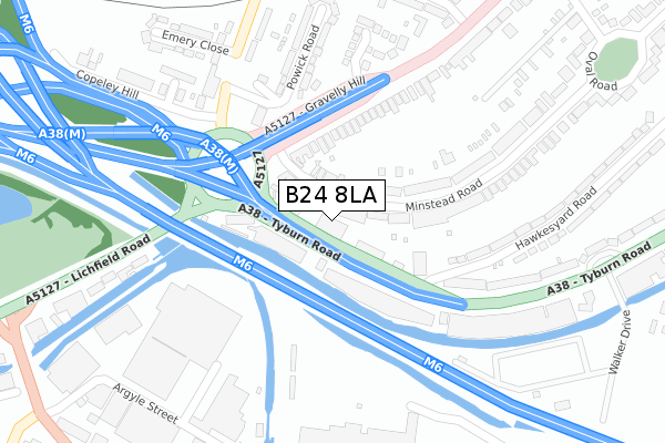 B24 8LA map - large scale - OS Open Zoomstack (Ordnance Survey) B24 8LA map - large scale - OS Open Zoomstack (Ordnance Survey)