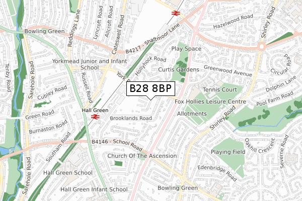 B28 8BP map - small scale - OS Open Zoomstack (Ordnance Survey) B28 8BP map - small scale - OS Open Zoomstack (Ordnance Survey)