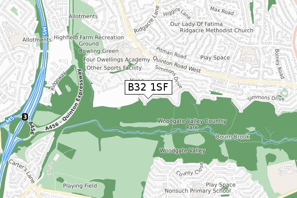 B32 1SF map - small scale - OS Open Zoomstack (Ordnance Survey)