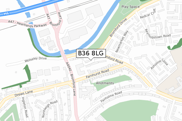 B36 8LG map - large scale - OS Open Zoomstack (Ordnance Survey) B36 8LG map - large scale - OS Open Zoomstack (Ordnance Survey)