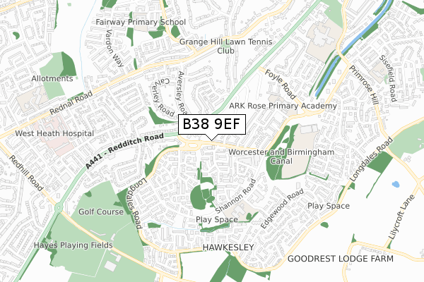 B38 9EF map - small scale - OS Open Zoomstack (Ordnance Survey) B38 9EF map - small scale - OS Open Zoomstack (Ordnance Survey)