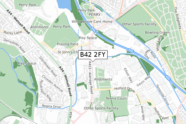 B42 2FY map - small scale - OS Open Zoomstack (Ordnance Survey) B42 2FY map - small scale - OS Open Zoomstack (Ordnance Survey)