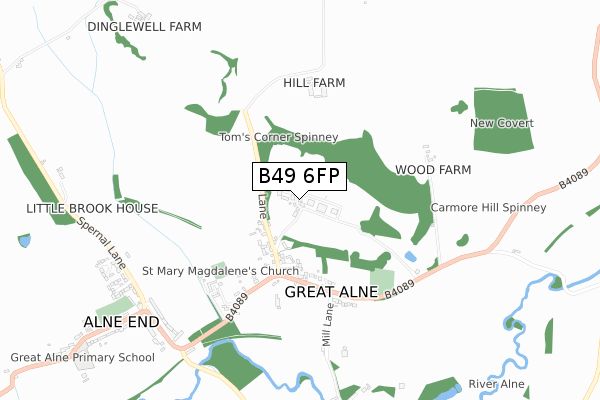 B49 6FP map - small scale - OS Open Zoomstack (Ordnance Survey) B49 6FP map - small scale - OS Open Zoomstack (Ordnance Survey)