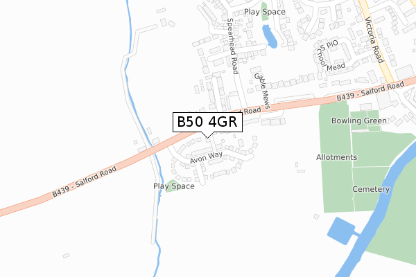 B50 4GR map - large scale - OS Open Zoomstack (Ordnance Survey) B50 4GR map - large scale - OS Open Zoomstack (Ordnance Survey)