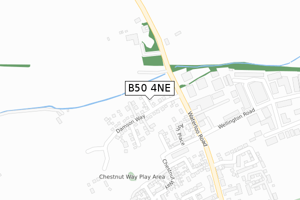 B50 4NE map - large scale - OS Open Zoomstack (Ordnance Survey) B50 4NE map - large scale - OS Open Zoomstack (Ordnance Survey)