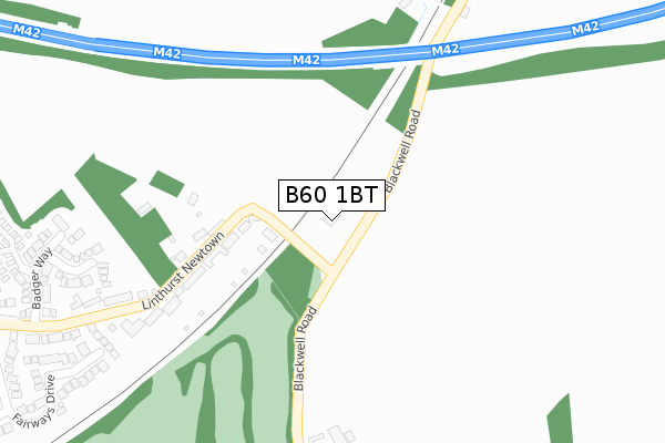B60 1BT map - large scale - OS Open Zoomstack (Ordnance Survey) B60 1BT map - large scale - OS Open Zoomstack (Ordnance Survey)