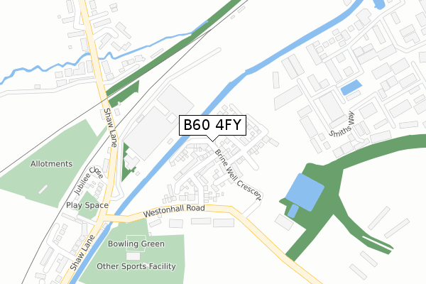 B60 4FY map - large scale - OS Open Zoomstack (Ordnance Survey) B60 4FY map - large scale - OS Open Zoomstack (Ordnance Survey)