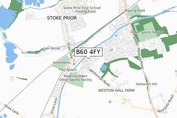B60 4FY map - small scale - OS Open Zoomstack (Ordnance Survey) B60 4FY map - small scale - OS Open Zoomstack (Ordnance Survey)